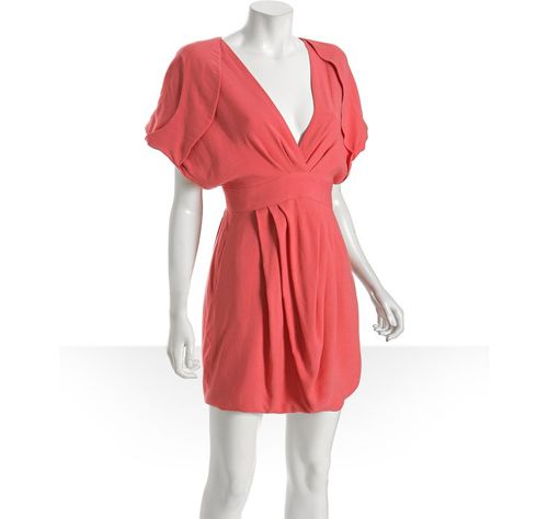 'Victrine' bubble hem dress