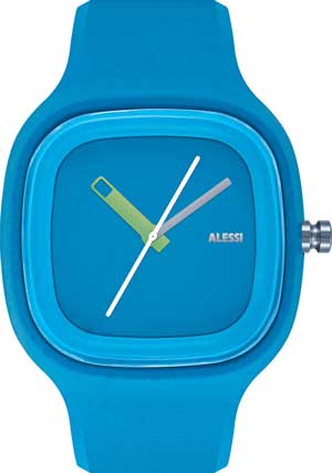 Alessi-Unisex-Kaj-Sky-Blue-Watch