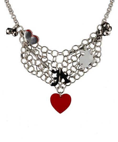 Shopthelook_Alice-Charmed-Link-Bib-Necklace
