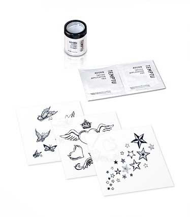 Temptu-adorn-girly-chic-temporary-tattoos. Remember those stick-on tattoos 