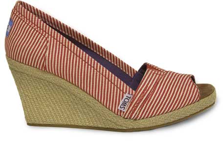 TOMS-Red-Striped-Wedge