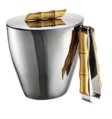 Lobjet-bambou-stainless-steel-ice-bucket-and-tongs