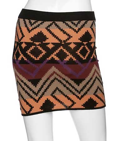Torn-by-ronny-kobo-geometric-print-skirt