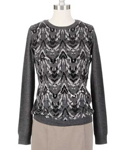 Gryphon-sequin-ikat-sweater-at-ron-herman