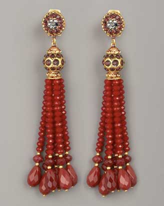 Jose-&-maria-barrera-beaded-tassel-earrings