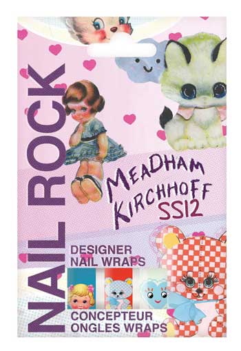 Nail Rock Meadham Kirchhoff SS12 Designer Nail Wraps Review