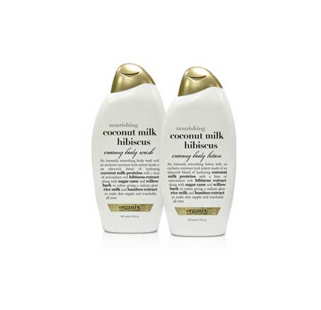 Organix Coconut Hibiscus Body Wash & Body Lotion