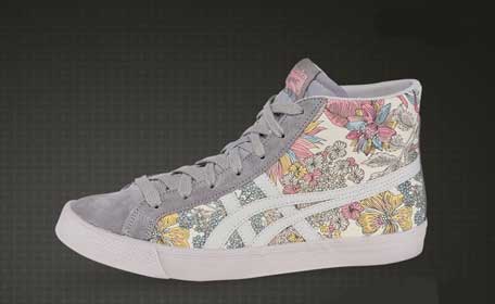 onitsuka tiger floral shoes